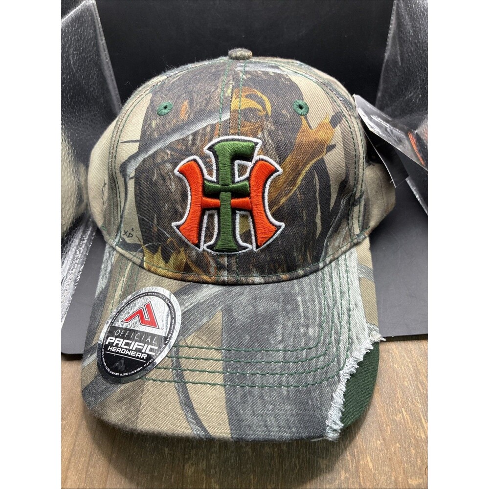 True Timber Camo 3D Logo Embroidered H Men's Snapback Ball Cap TrueTimber NWOT.
